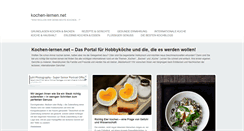 Desktop Screenshot of kochen-lernen.net
