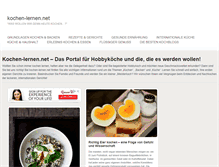 Tablet Screenshot of kochen-lernen.net